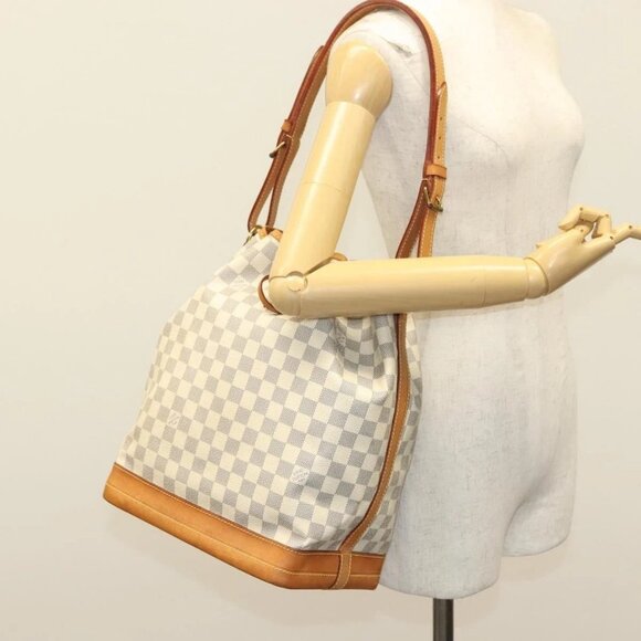 LOUIS VUITTON Damier Azur Noe Shoulder Bag - Picture 1 of 16